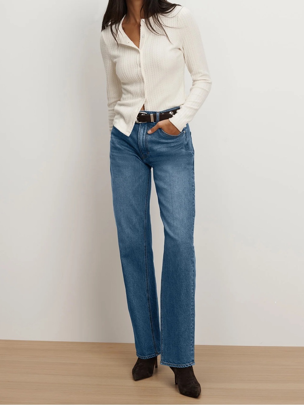Veronica Beard Harley Arc-Leg Jean